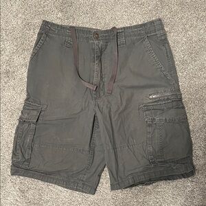 Charcoal Cargo Shorts for Men